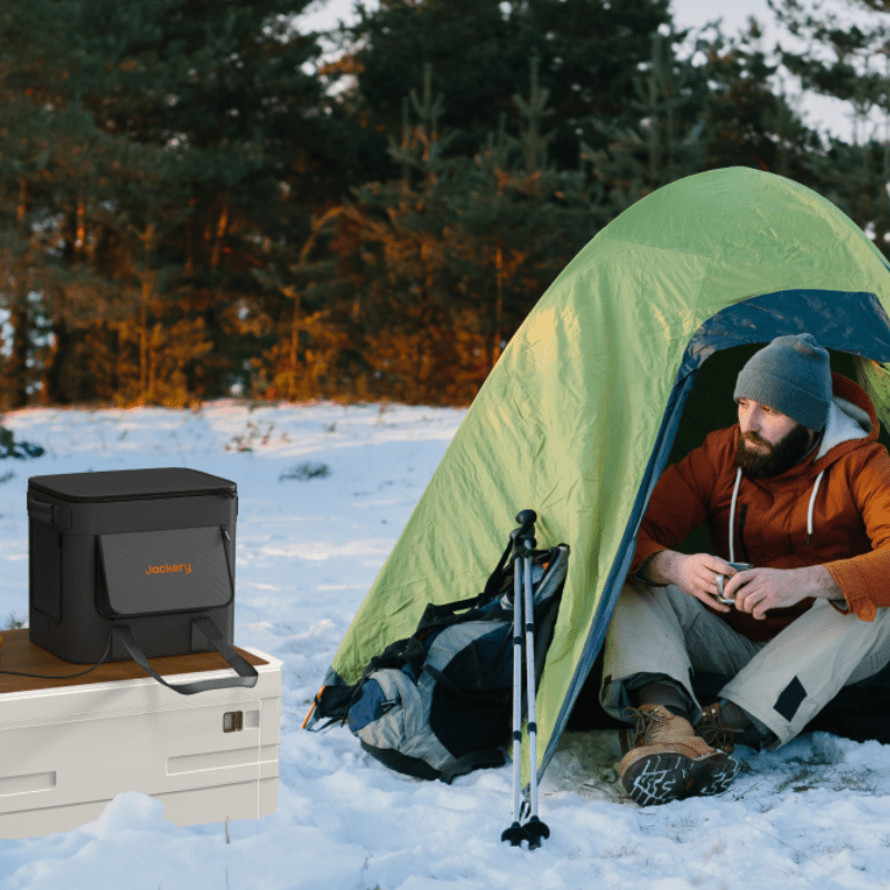 Jackery Extreme Guard Carrying Bag in a rig