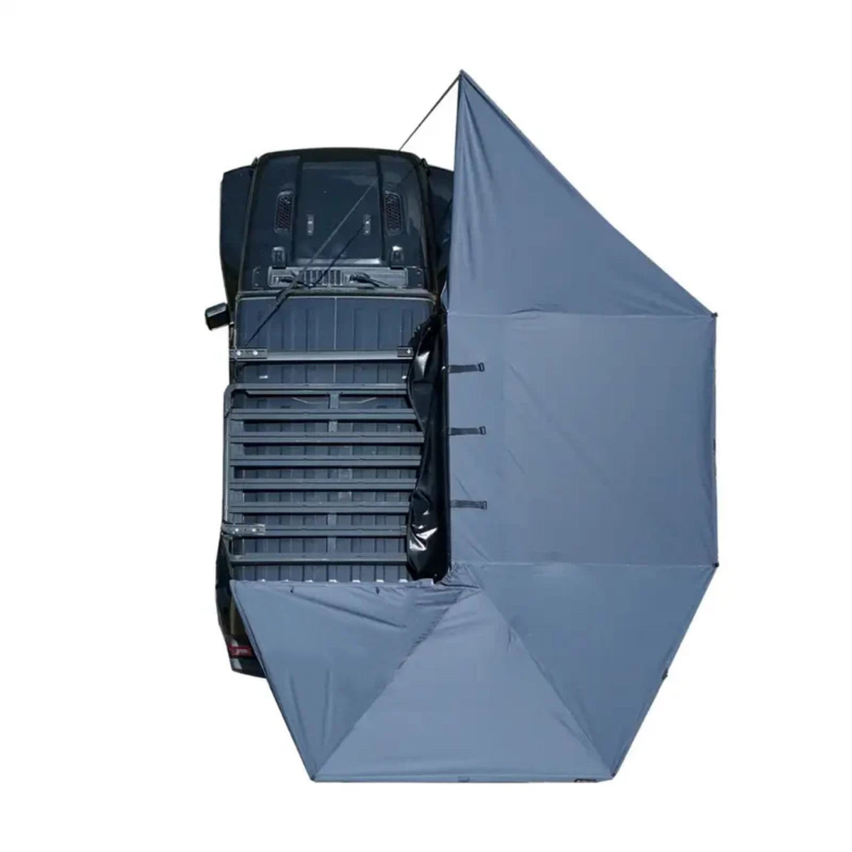 Naturnest 270 Car Awning Plus - passenger side setup