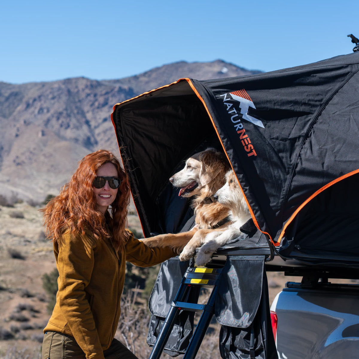 Sirius 2 Aluminum rooftop tent mattress detail