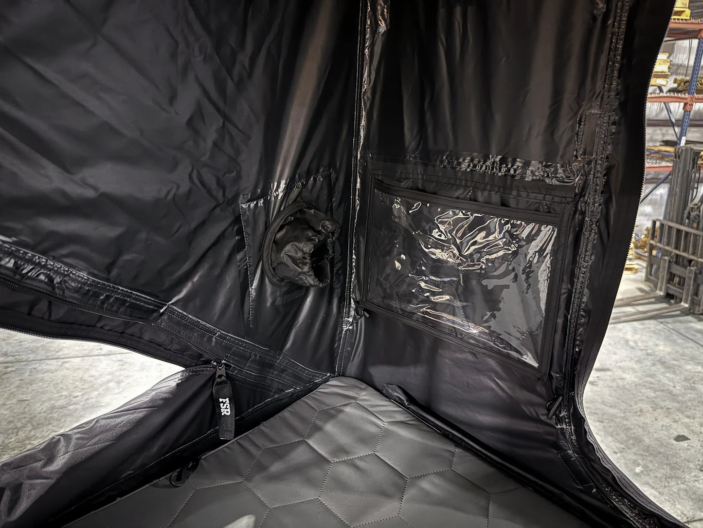Evolution XL rooftop tent — Interior waterproof pocket
