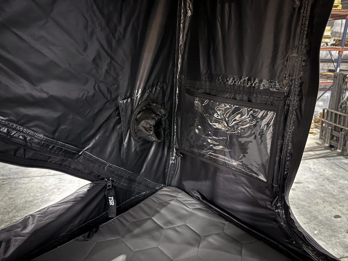 Evolution XL rooftop tent — Interior waterproof pocket