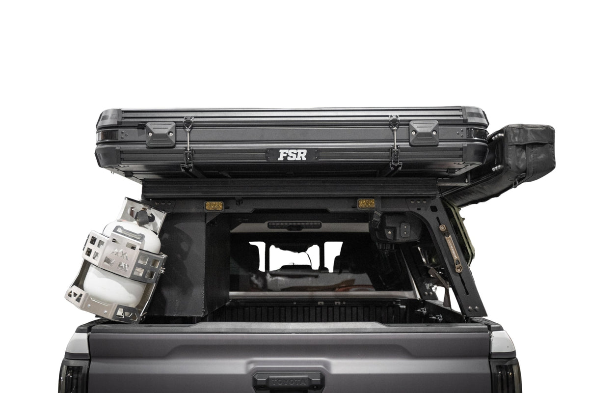 Evolution XL rooftop tent — Closed profile back
