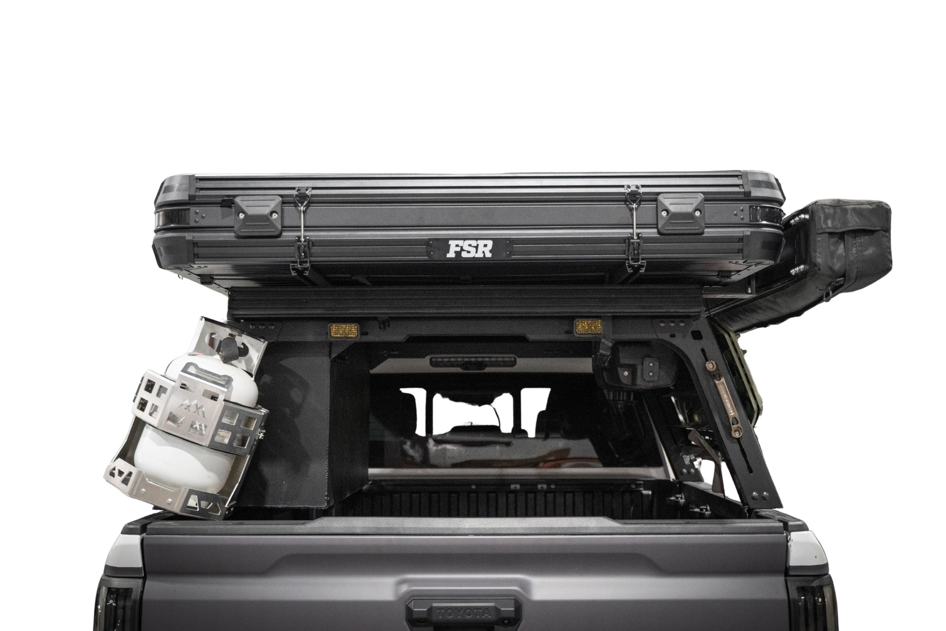 Evolution XL rooftop tent — Closed profile back