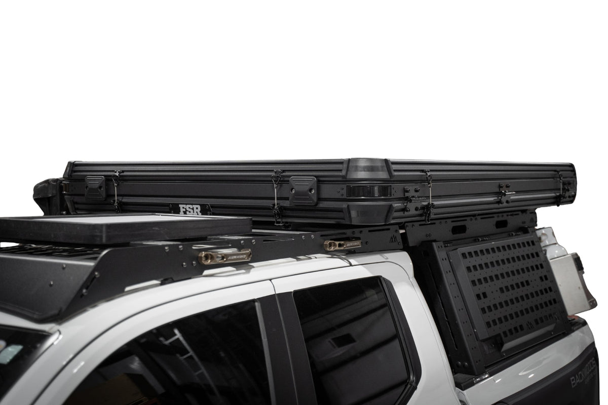 Evolution XL rooftop tent — Closed profile