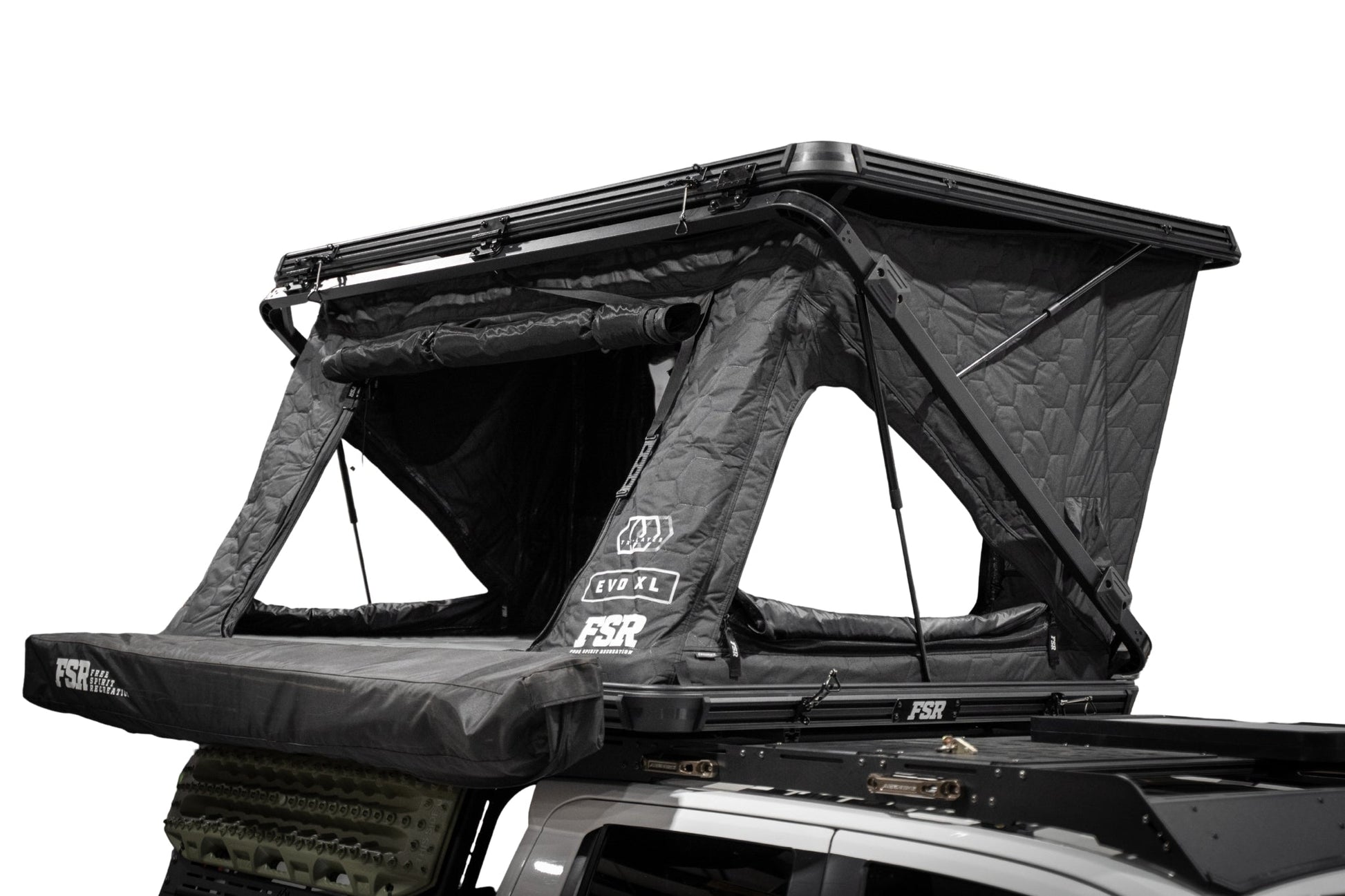 Evolution XL rooftop tent — Open windows