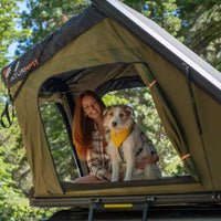 Polaris 2 rooftop tent open view