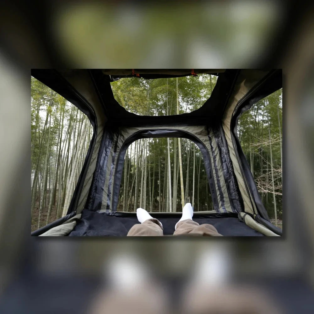 Polaris 2 rooftop tent skylight detail