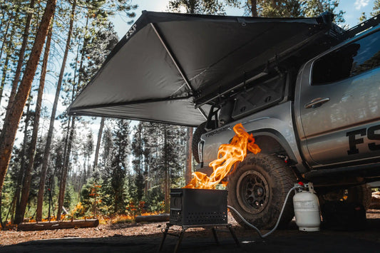 270 Awning V2 in use while camping