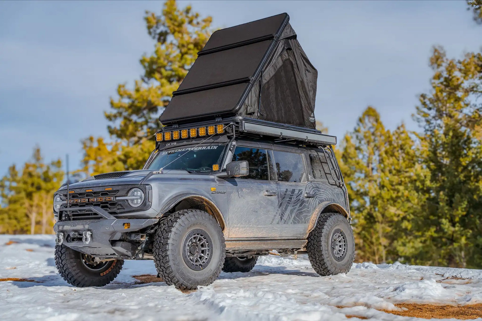 Aspen Lite XL rooftop tent — Crossbars