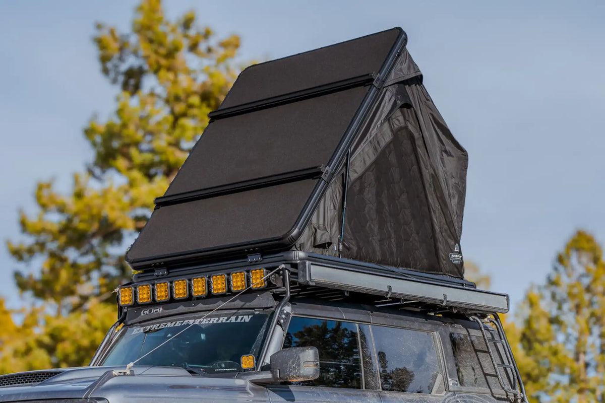 Aspen Lite XL rooftop tent — Open