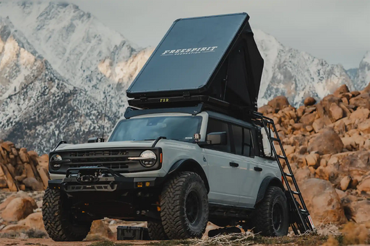 Aspen Pro Standard rooftop tent — In use