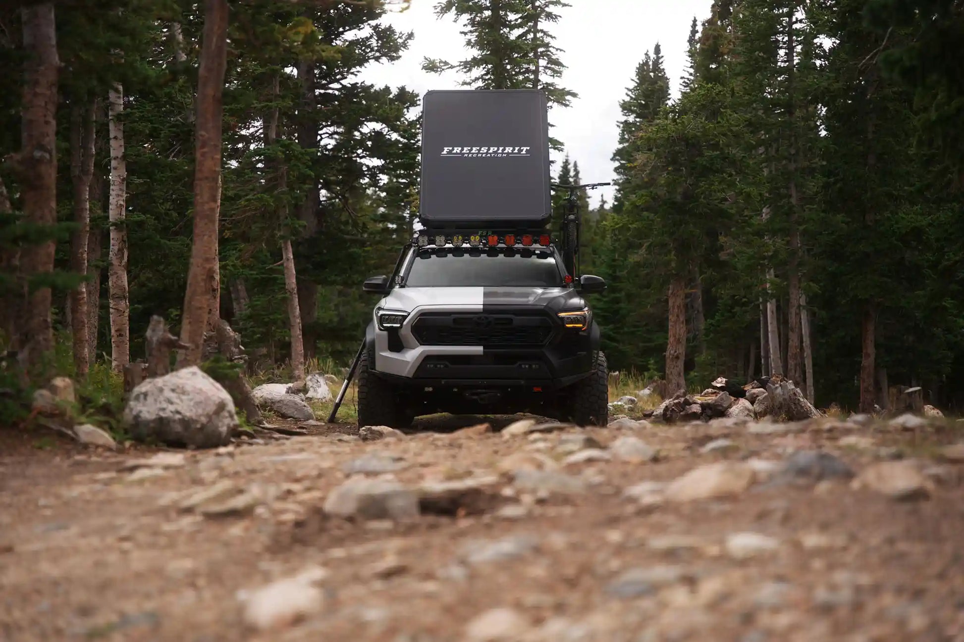 Aspen Pro Standard rooftop tent — Truck camping setup