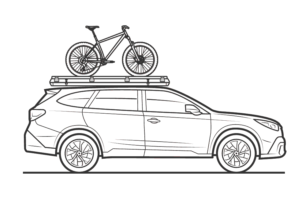 Freespirit Recreation Hard Shell Series Rooftop Tent Crossbar Kits