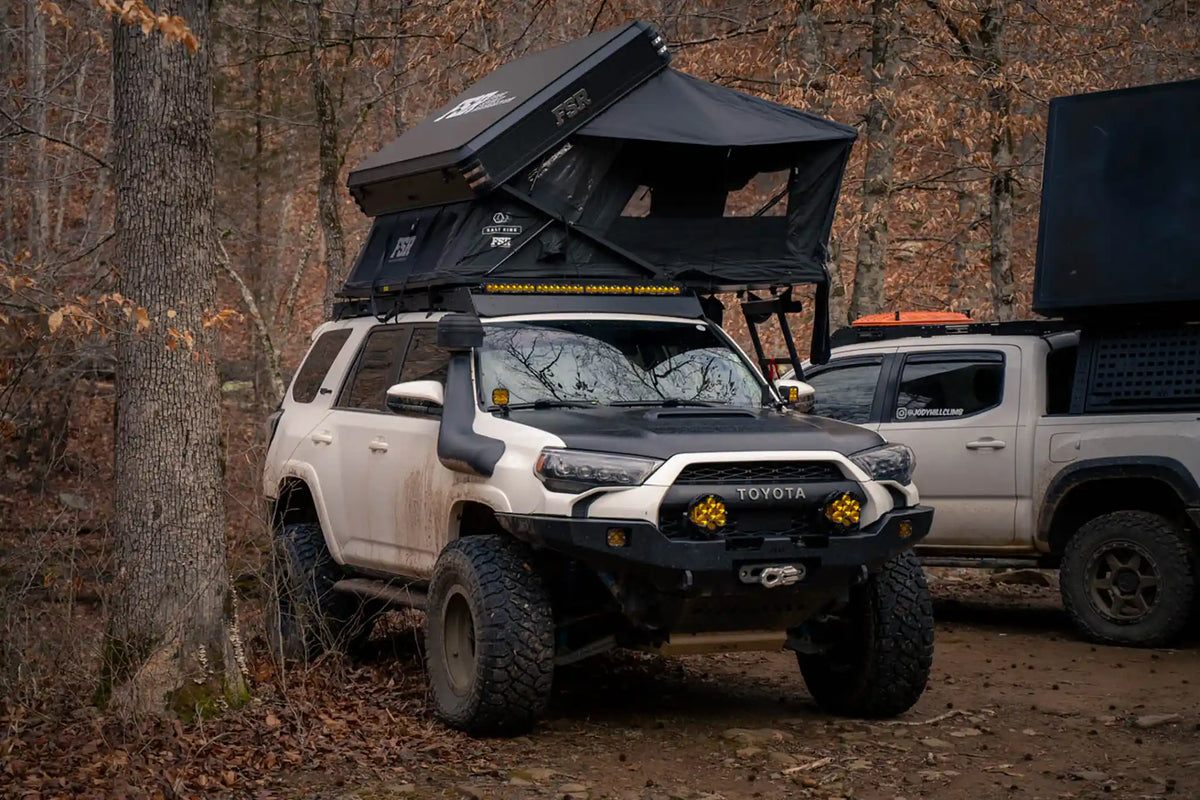 Kali King rooftop tent — Installed