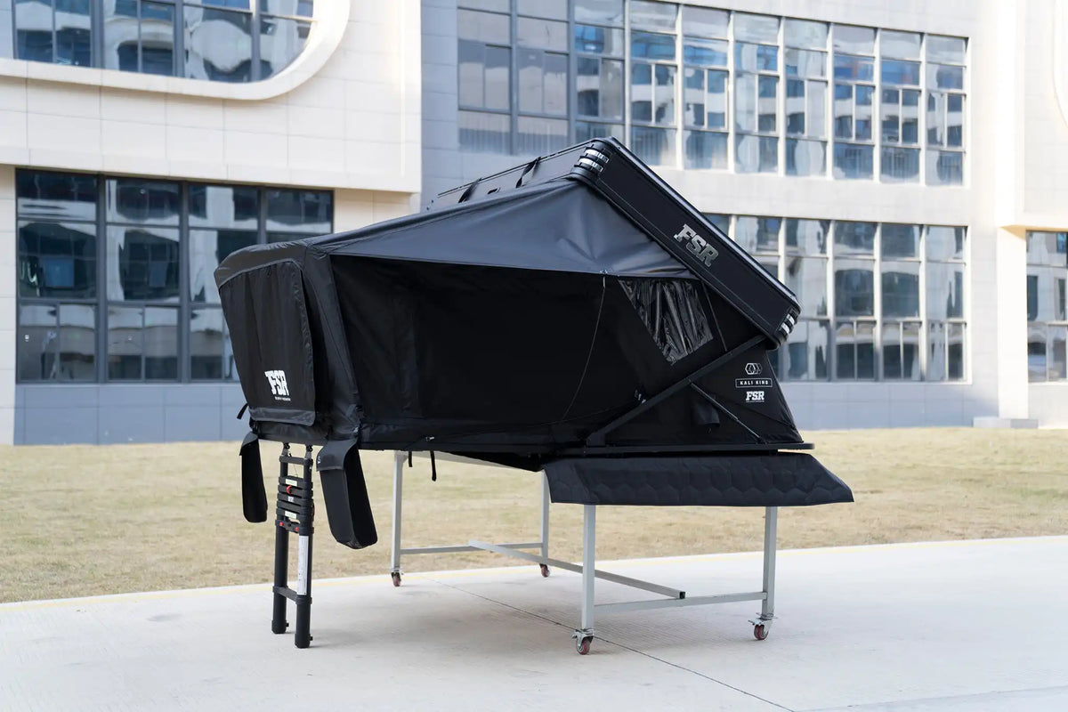Kali King rooftop tent — Deployed