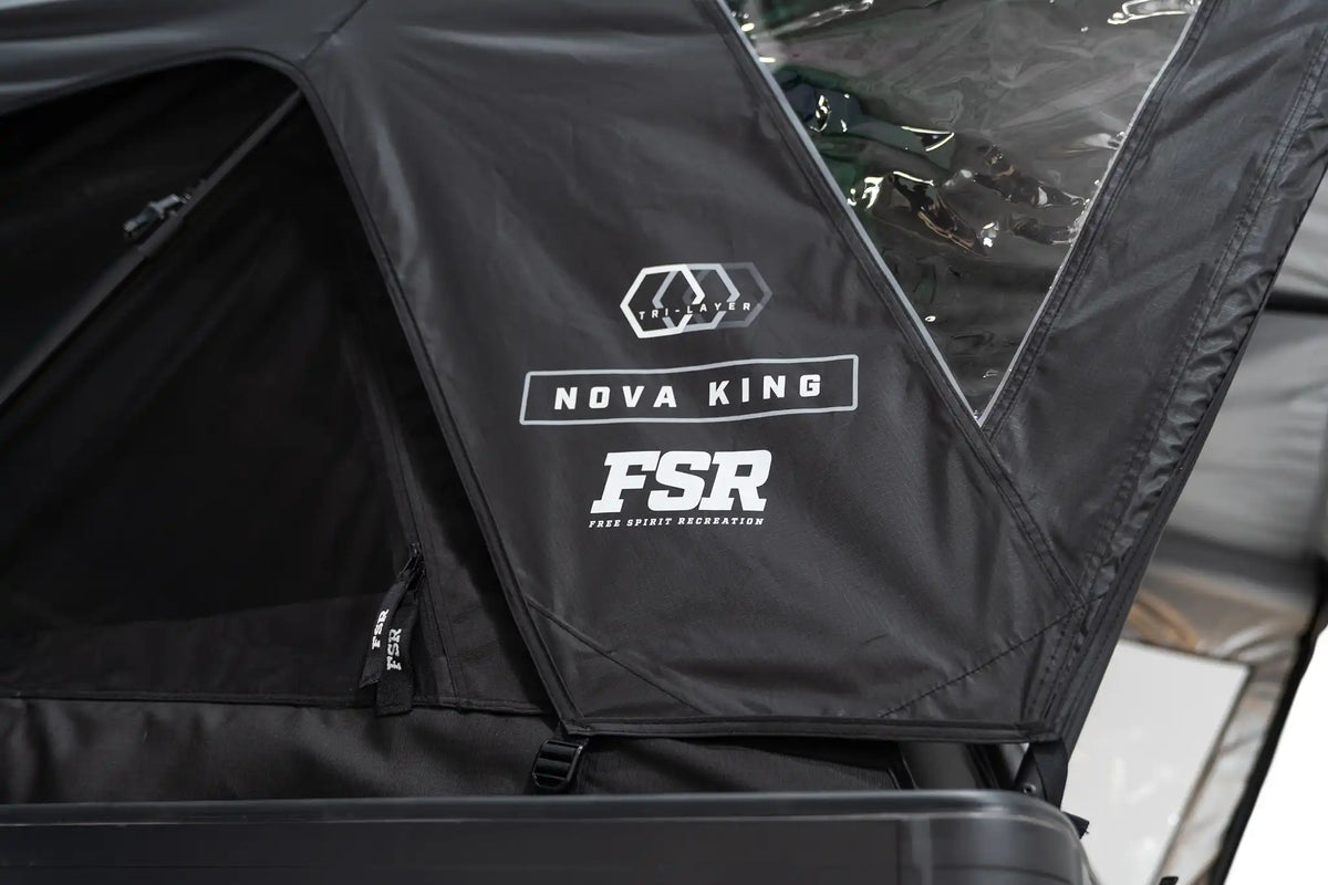 Nova King rooftop tent — Branding