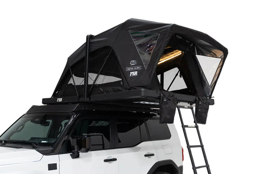 Nova King rooftop tent — Lights on