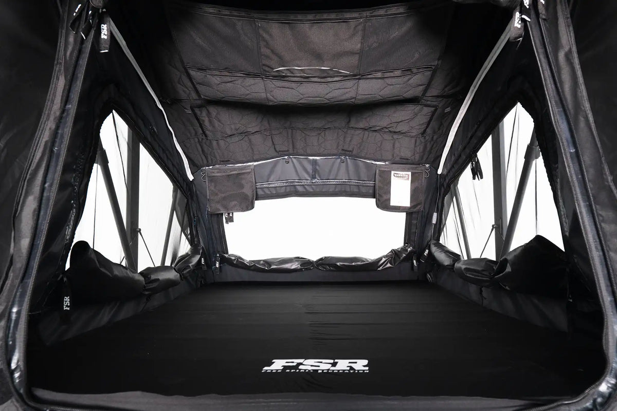 Nova Standard rooftop tent — Interior lights off