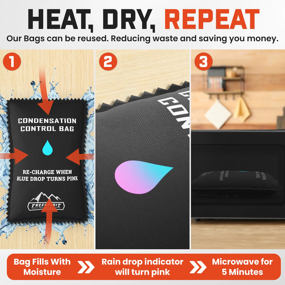 Freespirit Recreation Rooftop Tent Dehumidifier Bag