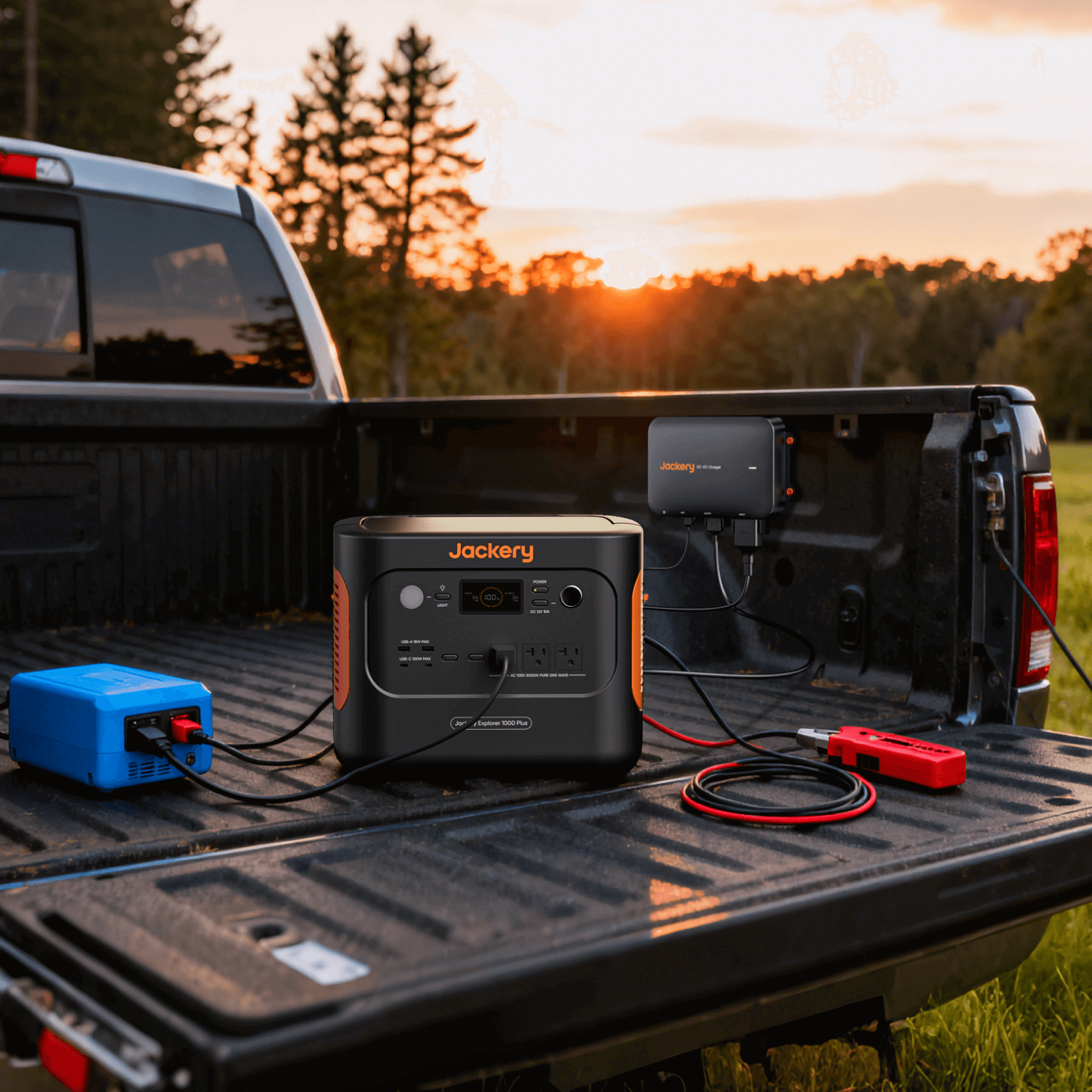 Jackery DC-DC Alternator Charger installed