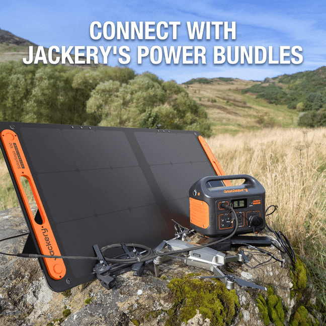 Jackery DC Extension Cable at camp