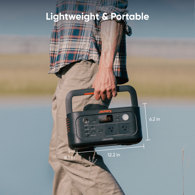 Jackery Explorer 600 v2 at camp
