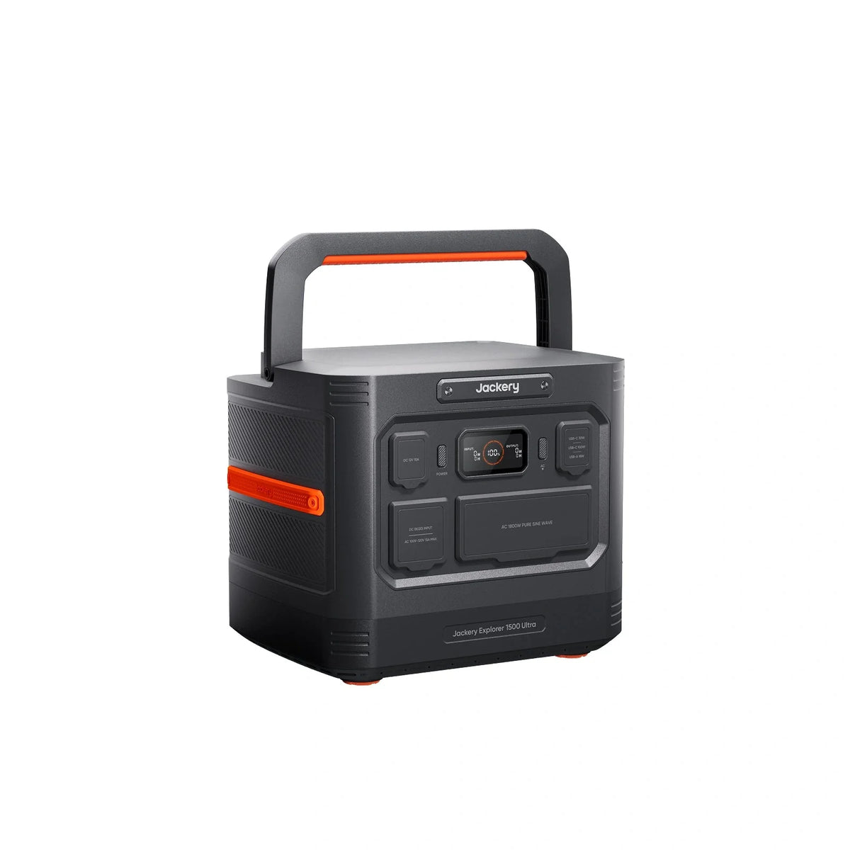 Jackery Explorer 1500 Ultra ports and display