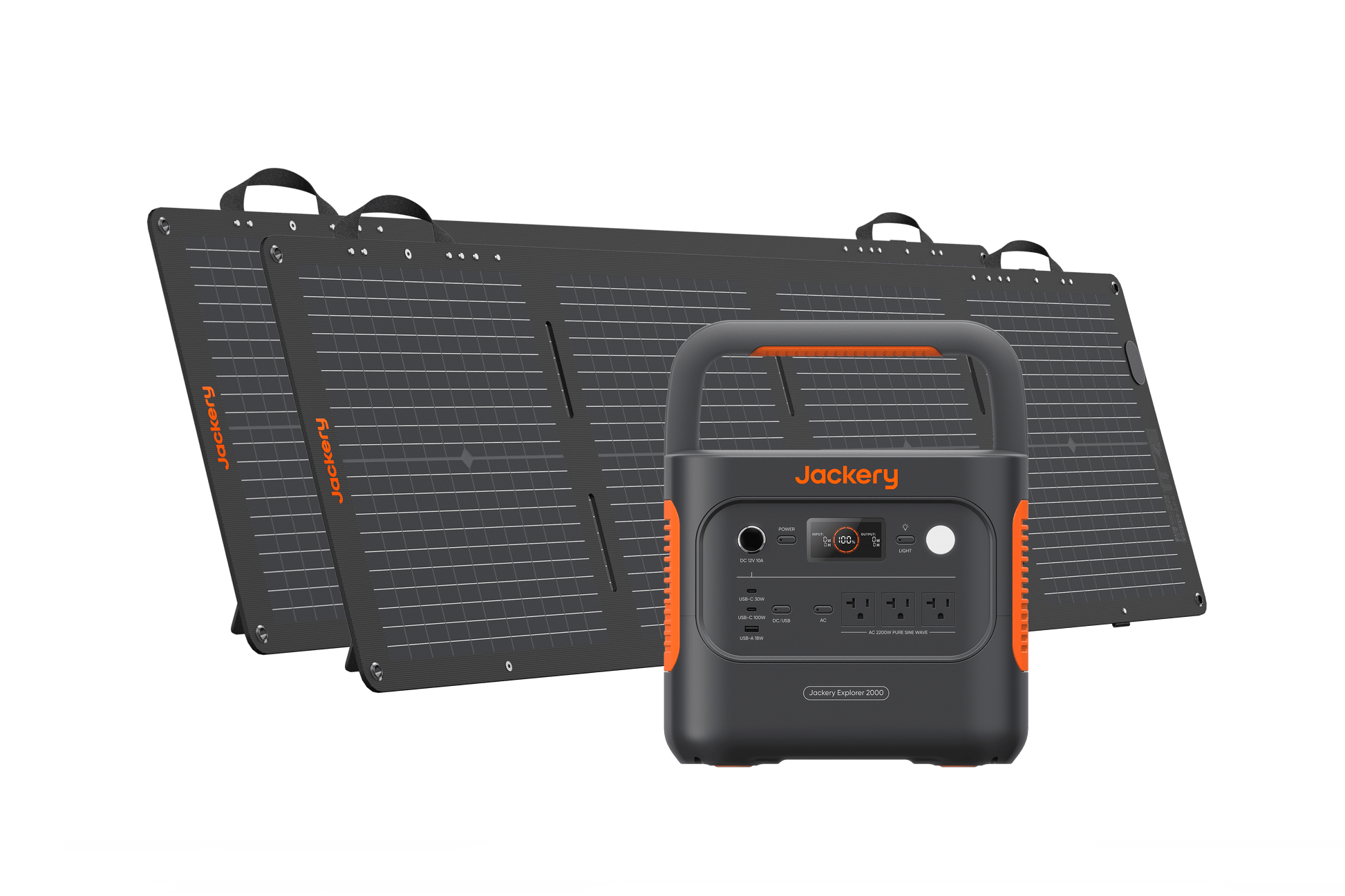 Jackery 2000 v2 solar generator basecamp setup