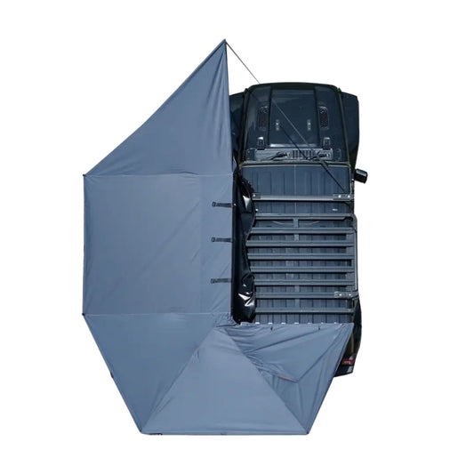 Naturnest 270 Car Awning Plus - driver side setup