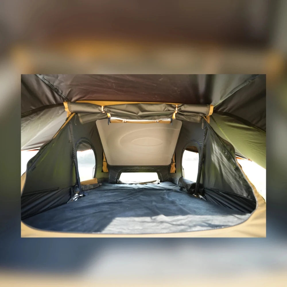 Sirius 2 ABS rooftop tent closed hard shell